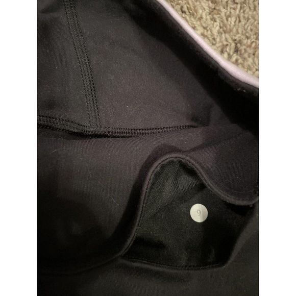 Lululemon Brand Women’s Embody Crop Luon Material Yoga Cropped Tights size 6 EUC - Picture 7 of 12